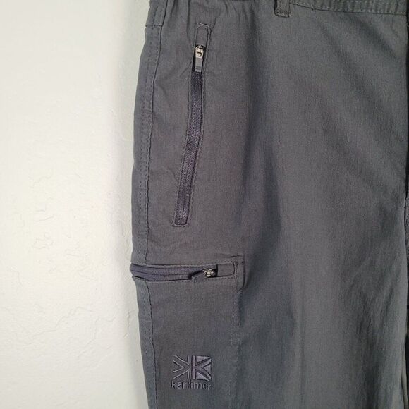 Karrimor Men's Pants 36x29 Elastic Waist Stretch Cargo Outdoor Camp Gray Size XL - Picture 7 of 15
